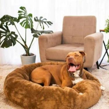 Imagem de Cama pet donut nuvem pelucia redonda caminha peluciada ninho casinha c