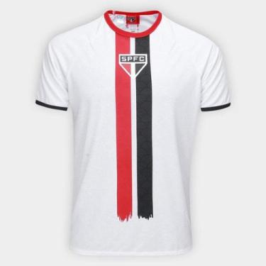 Imagem de Camisa São Paulo Braziline Radix Masculina, Branco, GG