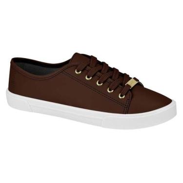 Imagem de Tenis Moleca Casual Com Cadarço Chocolate, Chocolate, 38