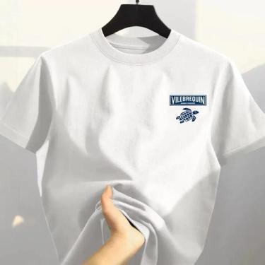 Imagem de Camiseta Masculina De Verão Respirável Com Gola Alta Confortável Para 