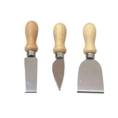 Imagem de Jogo De Facas Para Queijo 03 Peças - Casa Ambiente