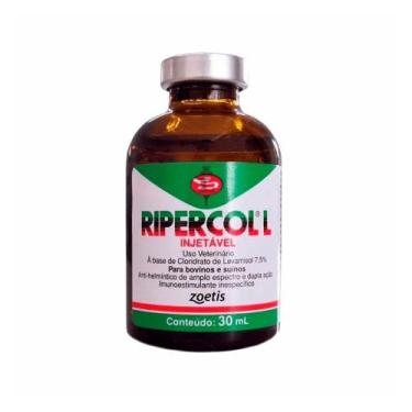 Imagem de Ripercol Zoetis L 7,5 Cloridrato 30ml- Embalagem com 12 Unidades