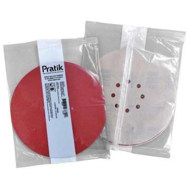 Imagem de Disco Lixa Massa Pratik A230  225mm 8 Furos com tiras autocolantes G22