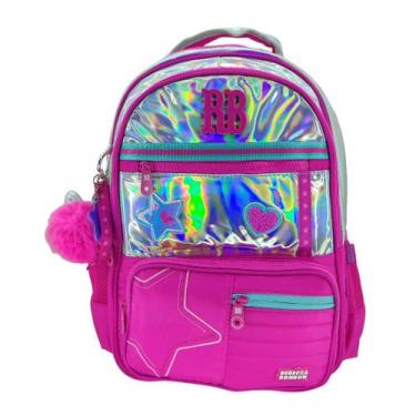 Imagem de Mochila Holográfica Rebecca Bonbon "17" Polegadas 27017, Rosa, Único