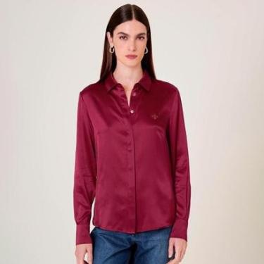 Imagem de Camisa Dudalina Seda Lis Feminino-Feminino
