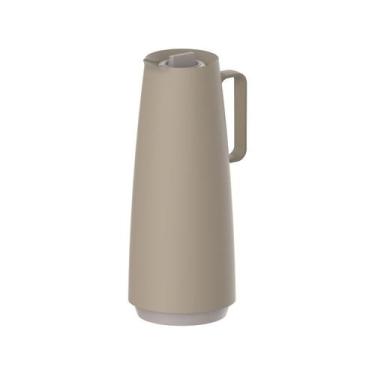 Imagem de Garrafa Térmica Bule 1L Exata café Tramontina Bege Ampola Vidro Conser