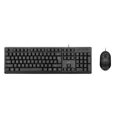 Imagem de Combo Teclado e Mouse com Fio CF600 Preto Multi - TC609