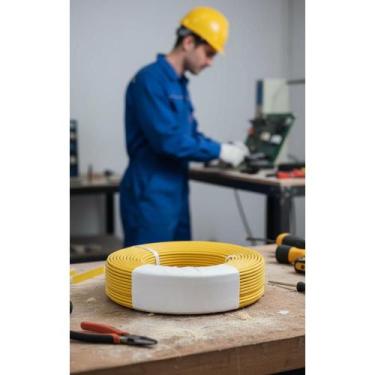 Imagem de Cabo Flexível 2.5mm² Amarelo 100m: Segurança e Eficiência - Congratula