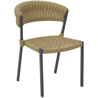 Imagem de Cadeira Laguna Corda Náutica Em Alumínio área Trama Rami