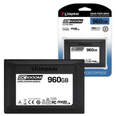 Imagem de SSD  960gb U.2 Nvme 3100mb/s Leit - 1330mb/s Grav Servidor Sedc1000m/960g Kingston