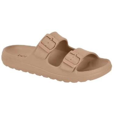 Imagem de Sandália Feminina Beira Rio  Nuvem Fivela Tratorada Original -, Nude, 