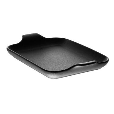 Imagem de Travessa retangular Onix em cerâmica preta 30x21 -L Hermitage - L'Herm