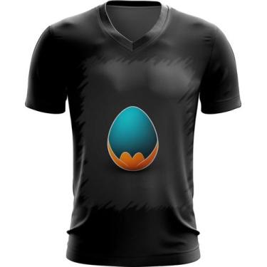 Imagem de Camiseta Gola V de Ovos de Páscoa Minimalistas 7 - Kasubeck Store, P