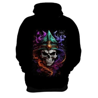Imagem de Blusa de Frio Mago Caveira Trevas Magia 7 - Kasubeck Store, Inf 14