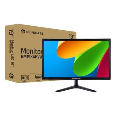 Imagem de Monitor Office Bluecase 19, HD, 75Hz, 5ms, VA, HDMI e VGA, Preto BM19K
