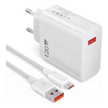 Imagem de Carregador Xiaomi 120W Super Turbo com Cabo USB Tipo-C de 1 Metro