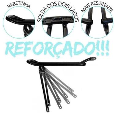 Imagem de Bagageiro Traseiro para Bicicleta Bagageiro Tubular de Bike Aro 26 24 
