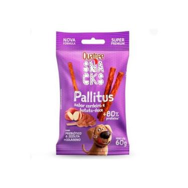 Imagem de Petisco Quatree Pallitus Sabor Cordeiro e Batata Doce 60g