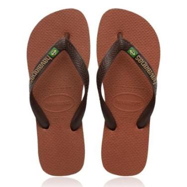 Imagem de Chinelo Havaianas Brasil Logo - Ferrugem Café-Feminino