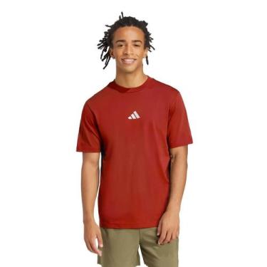 Imagem de Camiseta Adidas Essentials Vermelho Escuro, G