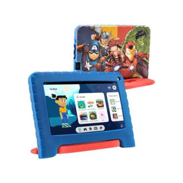 Imagem de Tablet Multi Avengers com Controle Parental 7 pol 4GB RAM 64GB Android