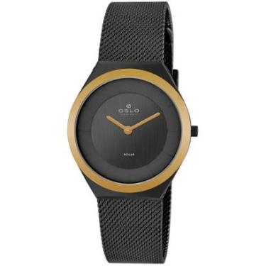 Imagem de Relógio Oslo Ppx Slim Solar Black-Feminino