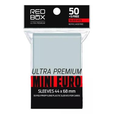Imagem de Redbox Classic Sleeves Ultra Premium Mini Euro Transparente