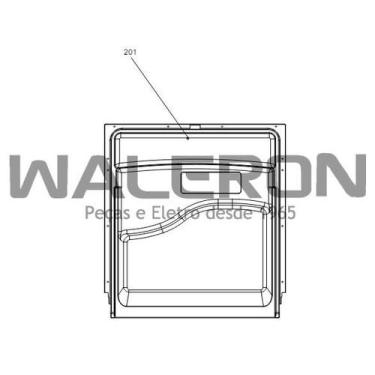 Imagem de Contra Porta BLF12 Lava Louças Brastemp Original W10544762 - PEÇAS BRA