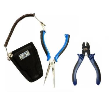 Imagem de Kit Alicate Para Pesca Multiuso Tool Combo e Alicate Corte Marine Spor