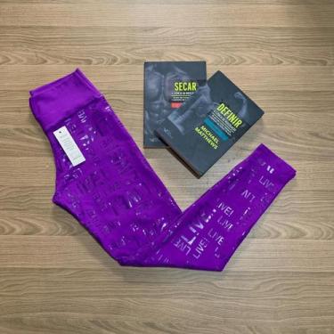 Imagem de Legging move letras - KB, unico, Roxo