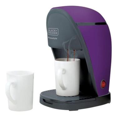 Imagem de Cafeteira Elétrica 127V Black Decker Cm02 Freestyle 2 Xícaras Cor Viol