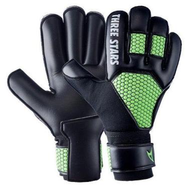 Imagem de Luva De Goleiro Three Stars Profissional Emotion, Preto, M