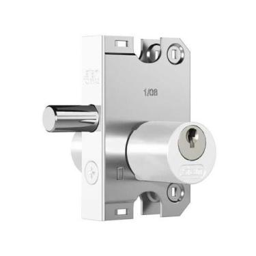 Imagem de Fechadura Stam 2001 Branco Cilindro Oval - STAM METALURGICA SA
