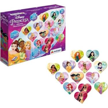 Imagem de Jogo da Memória Princesas Disney Xalingo