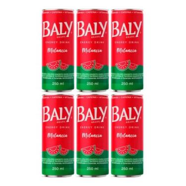 Imagem de Kit C/6 Energetico Baly Energy Drink Melancia 250ml