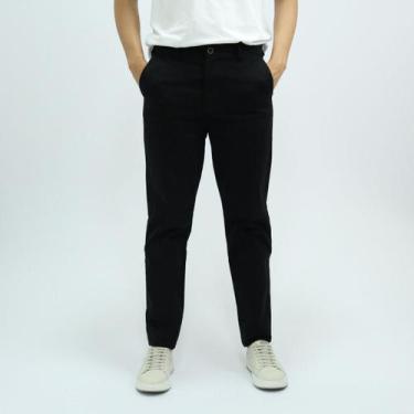 Imagem de Calca Sarja CAW Camisaria Sport Fino Slim, 46, Preto