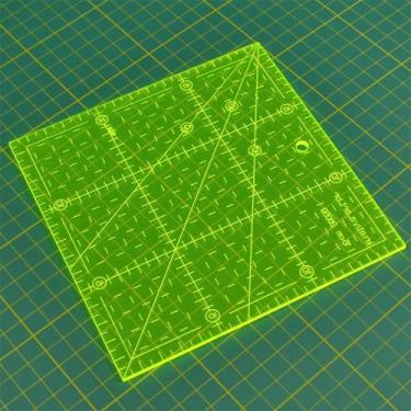 Imagem de Régua para Patchwork Quadrado - 26059 - Kriativa