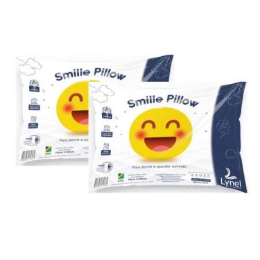 Imagem de Kit 2 Travesseiros Smille Pillow 48 x 68cm Lynel