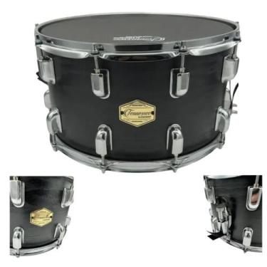 Imagem de Caixa De Bateria 14x8 Cor Preta Tennessee Em Poplar Aro 2,3m Preto - L