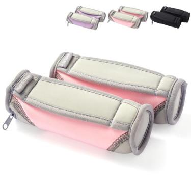 Imagem de Pesos de mão AceSpear Soft Dumbbells 4 libras, par rosa