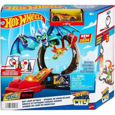 Imagem de Hot Wheels Pista Ataque Do Morcego City Loopi - Mattel HTN78