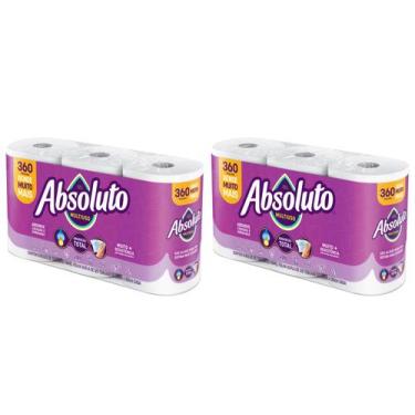 Imagem de Papel Toalha Folha Dupla Bracell Absoluto  - 6 Rolos