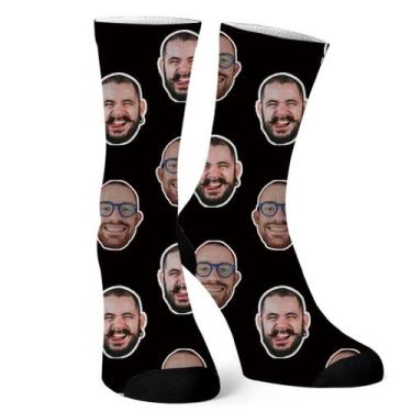 Imagem de Meias Laffyett Personalizadas com Foto de Rosto