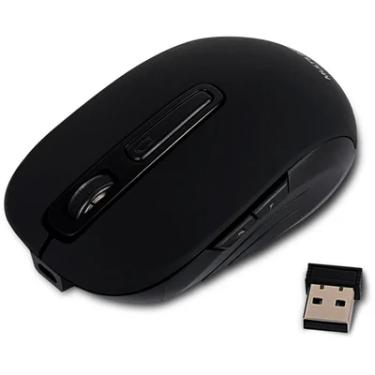 Imagem de Mouse Wireless Multi MO277, 2.4GHz, Bateria Lítio Recarregável, 1600 DPI, Preto