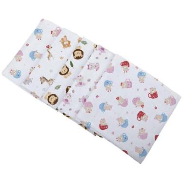 Imagem de Fralda Pano Especial Estampada - 65 cm x 65 cm - BUBLIM, Feminino