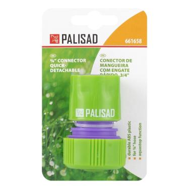 Imagem de Engate Rápido para Mangueira Bloqueador Conexão Rápida Válvula Bloqueadora Inox Palisad 3-4 Polegadas 1 Peça