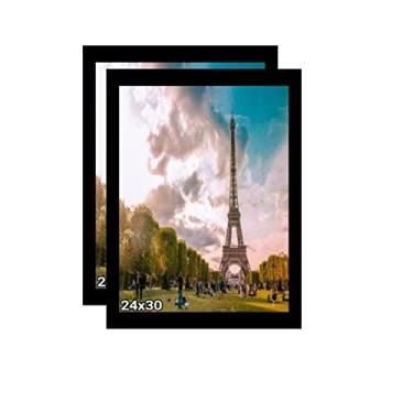 Imagem de KIT com 2 Porta Retrato 24x30 Moldura Preta