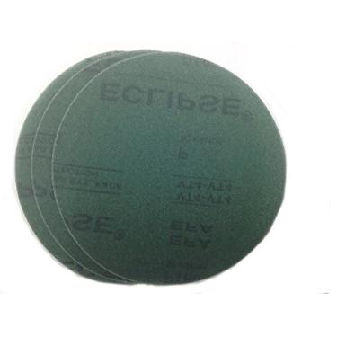 Imagem de Sungold Abrasives 74594 Discos de lixa de óxido de alumínio estearado com gancho e laço da película Eclipse (pacote com 40), 12,7 cm, sem furos,