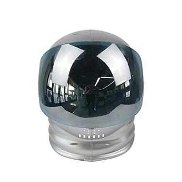 Imagem de UNDERWRAPS Acessório de capacete espacial adulto fantasia de Halloween com viseira móvel, Cromado, Adult One Size