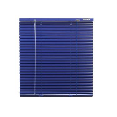 Imagem de Persiana Horizontal Alumínio Azul (Largura 80 x 140 cm Altura) 25mm - cortina 0,80 x 1,40 m